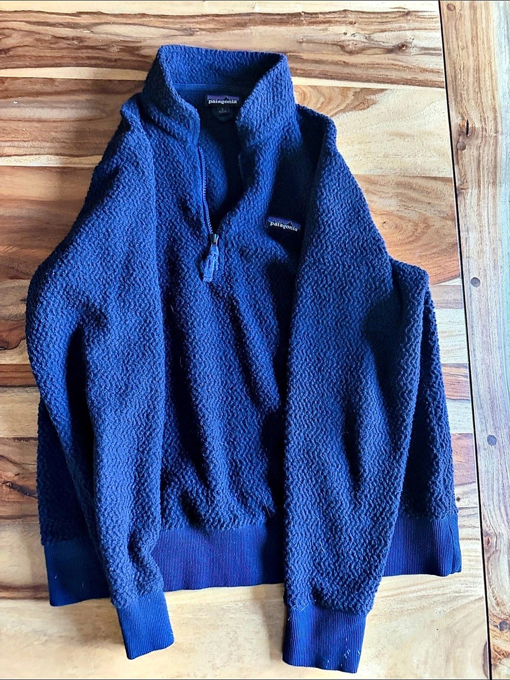 Patagonia Better Sweater 1/4-Zip Fleece Vest in Blue